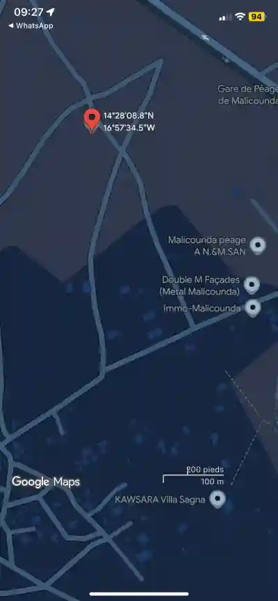 Terrain 300 Mètres Carrés à Vendre à Malicound à Mbour - Vue 1