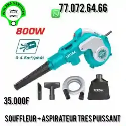 Souffleur + Aspirateur 800w Tres Puissant à Dakar