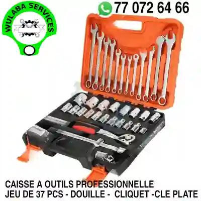 Caisse A Outils 37 Pieces Multifonctionnelle à Dakar
