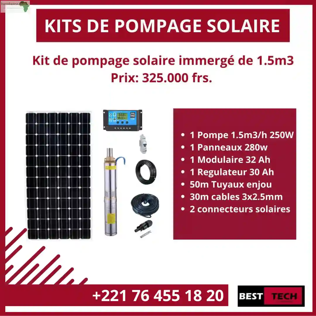 KIT DE Pompage Solaire - Vue 2