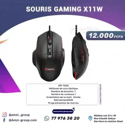 Souris Gamer Mkespsn x11 7200 dpi