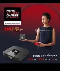 TV box r Scar +iptv 12mois
