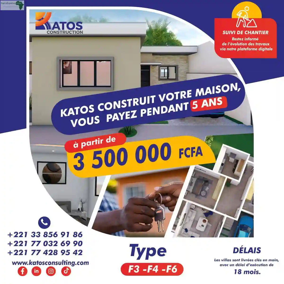 Katos Transforme Votre Terrain en Maison - Vue 1