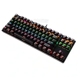 Clavier Gaming Mécanique Hmte – Filaire rgb 87 Touches