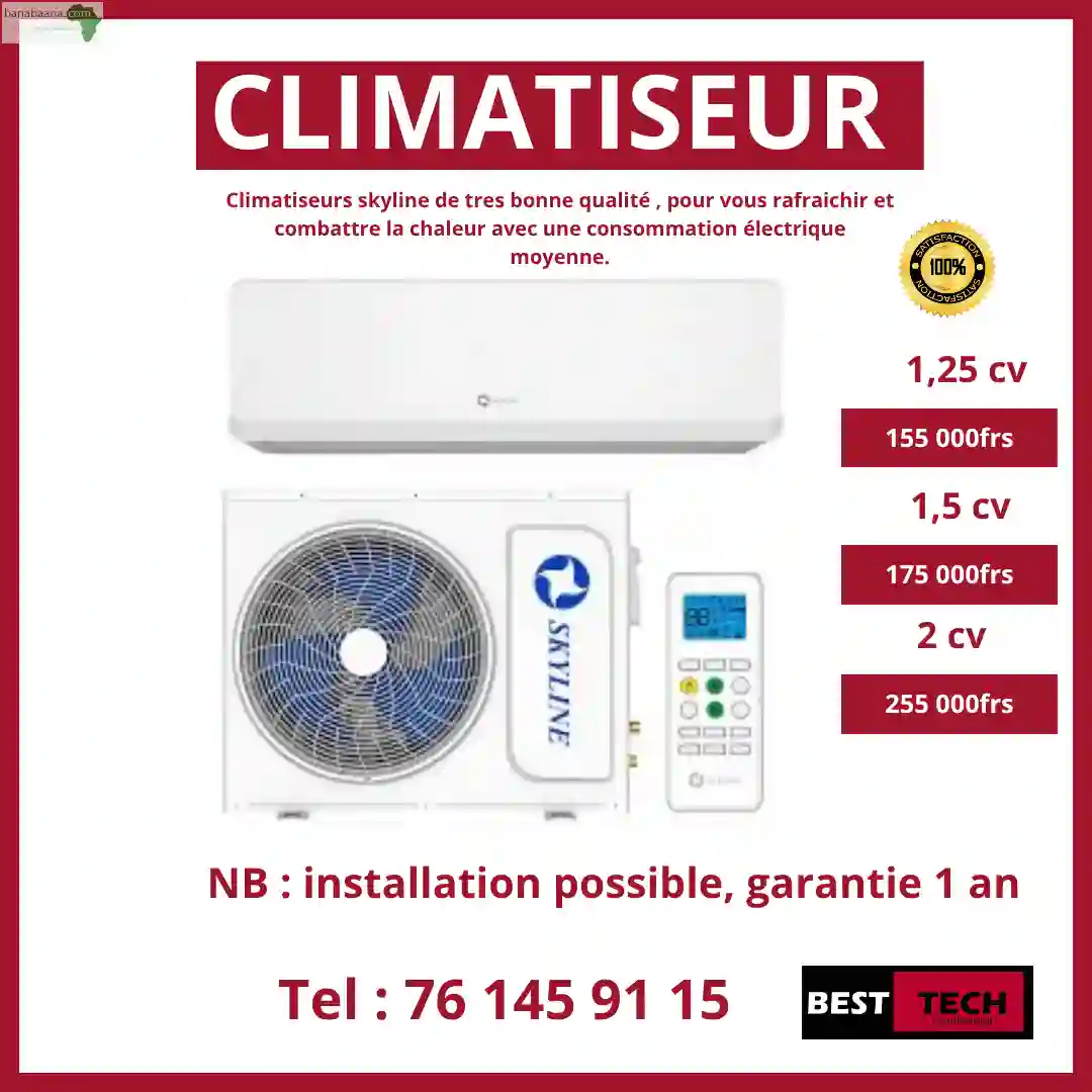 Climatiseurs Smart Technology Skyline ET DE