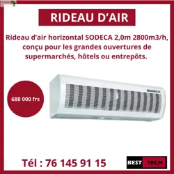 Rideaux D’air Horizontaux EN Vente