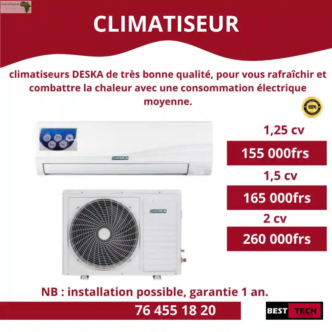 Climatiseurs Deska Smart Technology Skyli - Vue 3