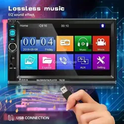 Lecteur Multimedia Auto 2din Écran Tactile hd 7 Pouces