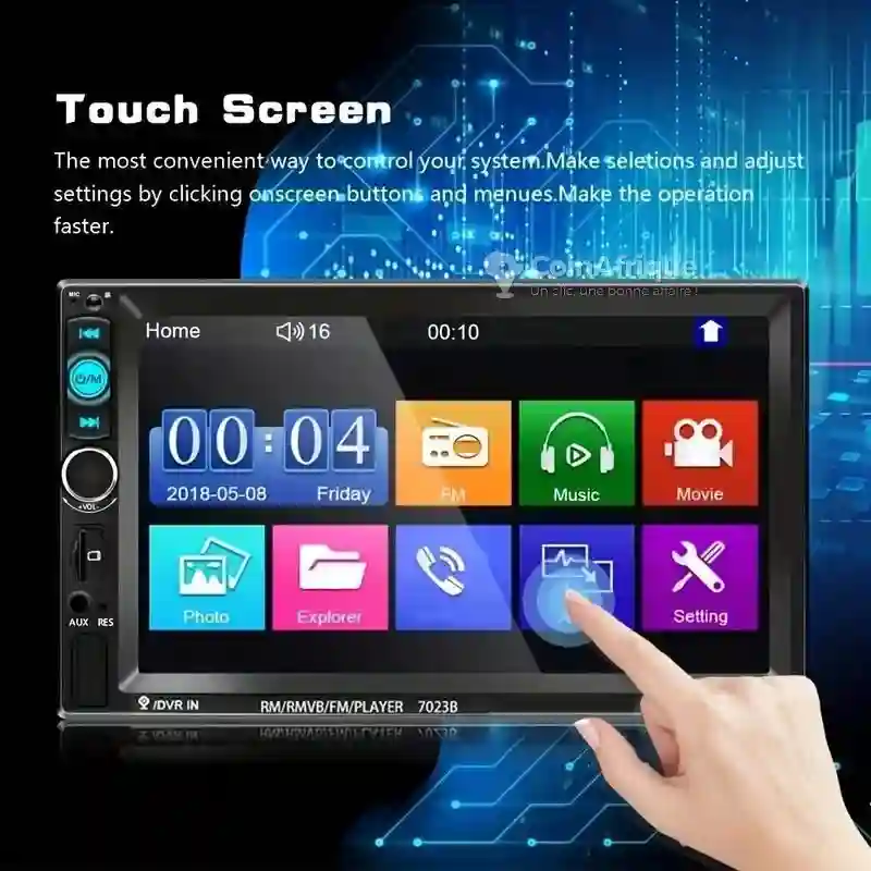 Lecteur Multimedia Auto 2din Écran Tactile hd 7 Pouces - Vue 2