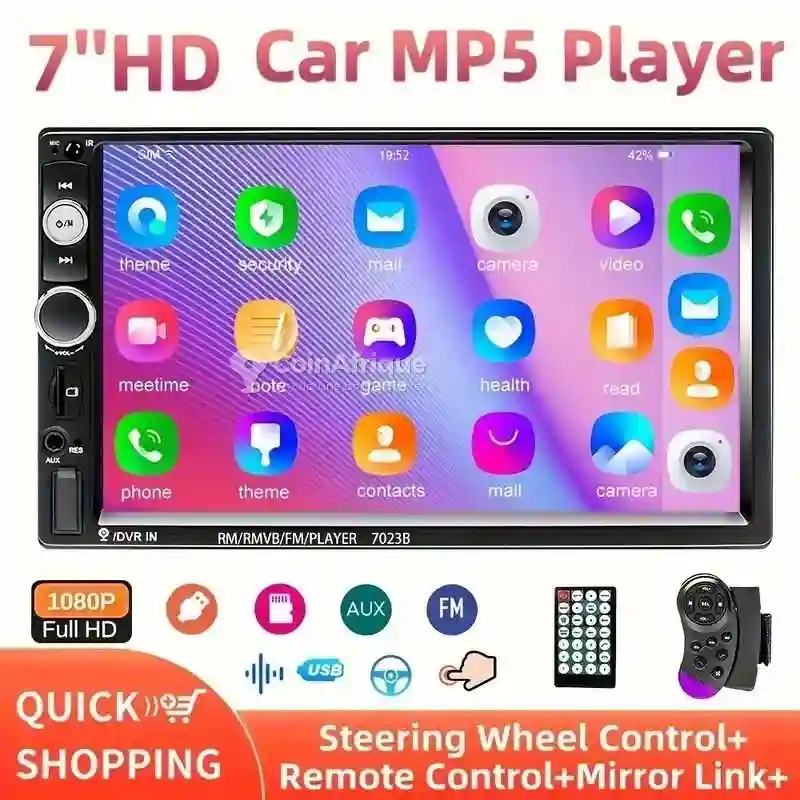 Lecteur Multimedia Auto 2din Écran Tactile hd 7 Pouces - Vue 3