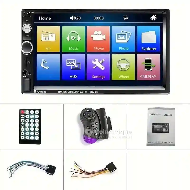 Lecteur Multimedia Auto 2din Écran Tactile hd 7 Pouces - Vue 4
