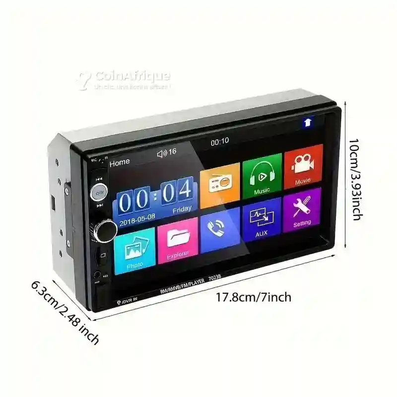 Lecteur Multimedia Auto 2din Écran Tactile hd 7 Pouces - Vue 5