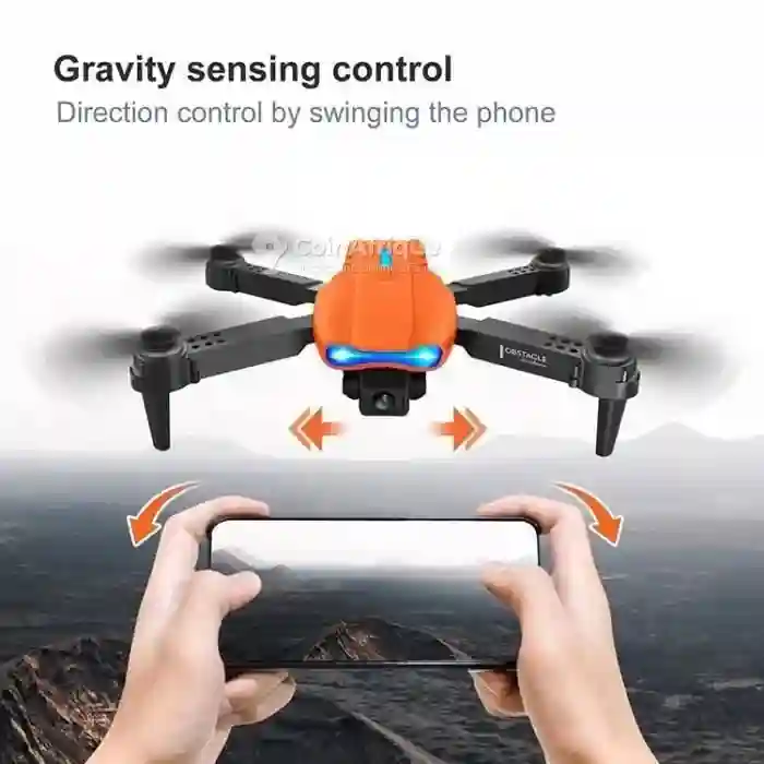 Drone Wifi Pliable Avec Caméra hd Intégrée +3 Batterie - Vue 3