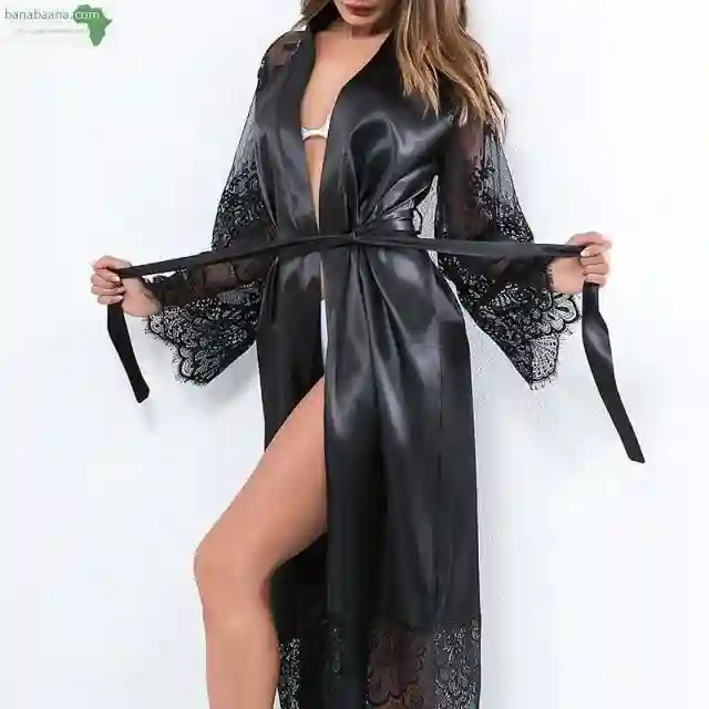 Kimono en Soie Dentelle - Vue 1