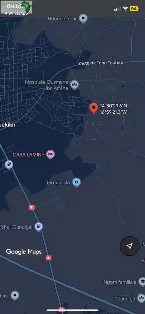 Terrains de 225m2 à Tene Toubab City Sénég - Vue 4