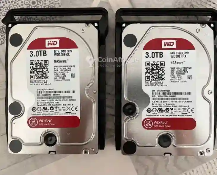 Disque Dur Western Digital Red 3 to Sata 3TB