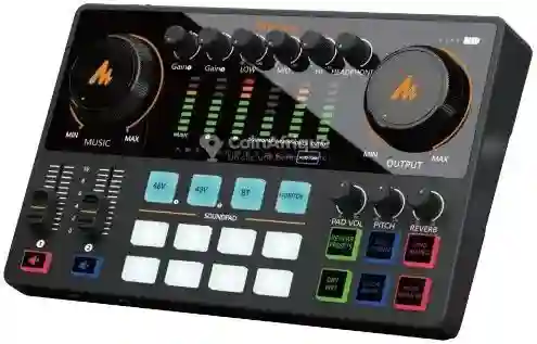Maono Caster Interface Audio Avec Djmixer et Carte son - Vue 2