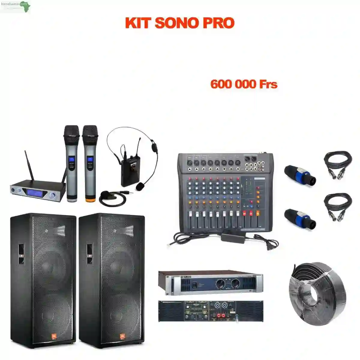 Vente DE KIT DE Sonorisation PRO 01
