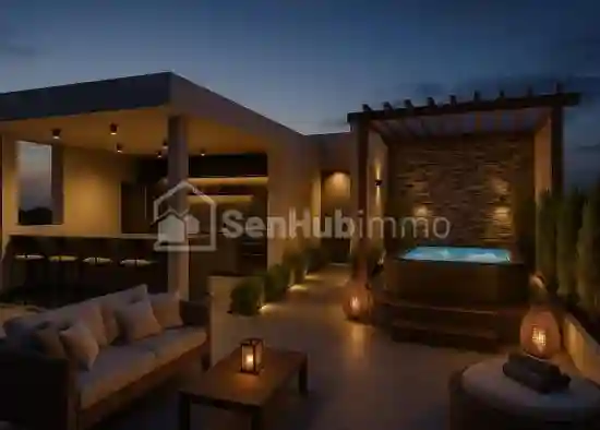 Appartement F2 Meublé Haut Standing Situé à Sendou - Vue 1