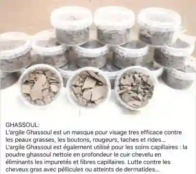 Argile Ghassoul ou Rhassoul à Dakar