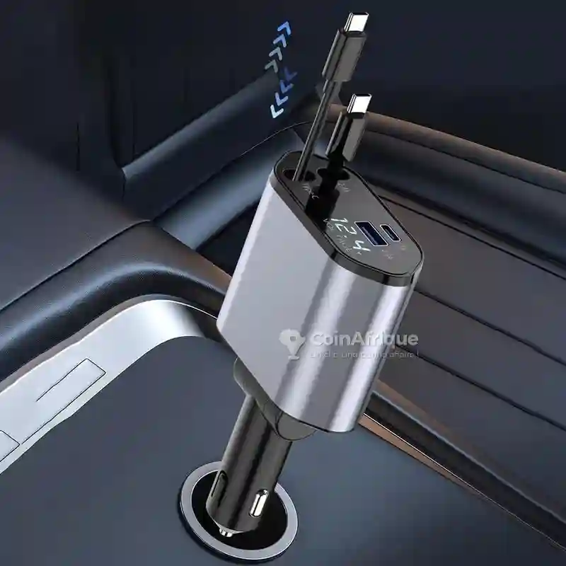 Chargeur de Voiture Rétractable - Vue 1