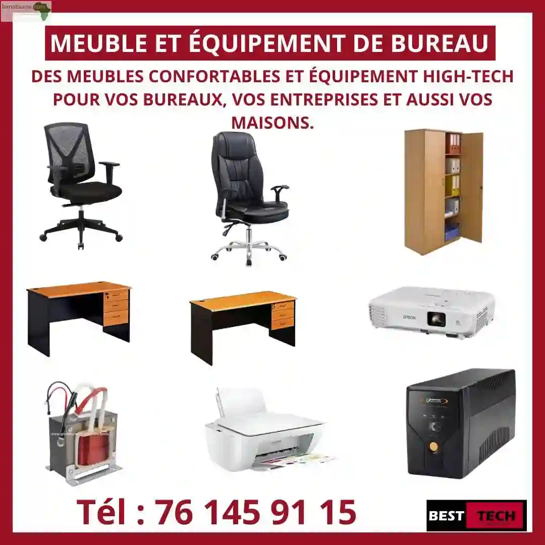 Meubles ET Equipements DE Bureau