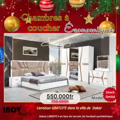 Chambres à Coucher Promo Noel24 à Dakar - Vue 1