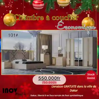 Chambres à Coucher Promo Noel31 à Dakar - Vue 3