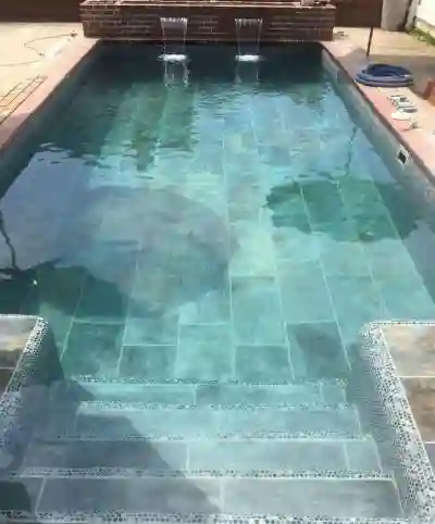 Carreaux Piscine Bali Green Espagnol à Dakar - Vue 2