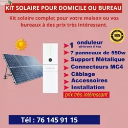Kits Solaires A Vendre AU Senegal