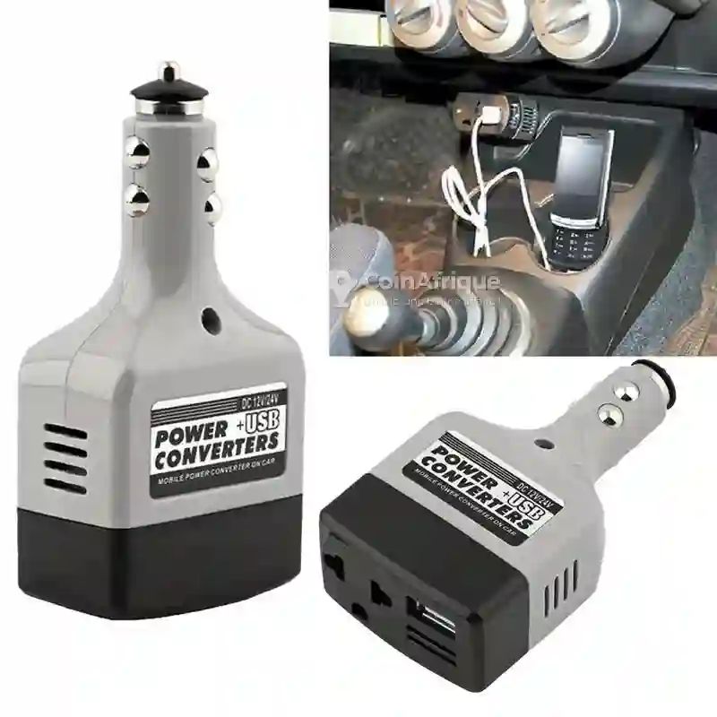 Convertisseur Auto usb Onduleur Universel Pour Voiture