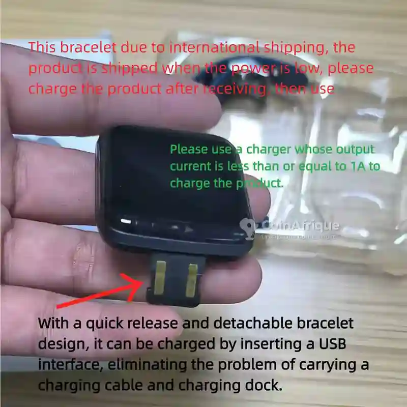 Montre Connectée Bluetooth - Tracker Fitness - 116 Plus - Vue 1