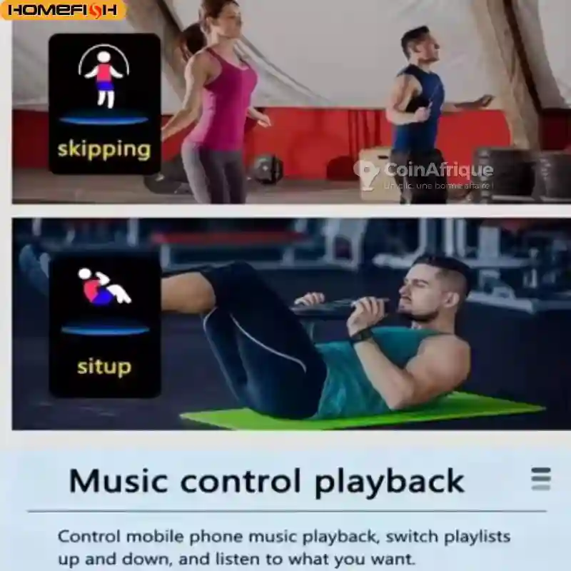 Montre Connectée Bluetooth - Tracker Fitness - 116 Plus - Vue 2