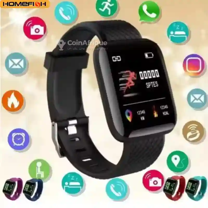 Montre Connectée Bluetooth - Tracker Fitness - 116 Plus - Vue 3