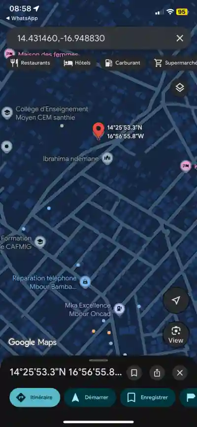 Terrain 300 Mètres Carrés à Vendre à Mbour Sé à Mbour - Vue 2