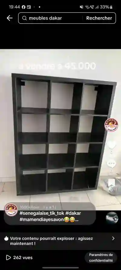 Meuble de Rangement à Dakar