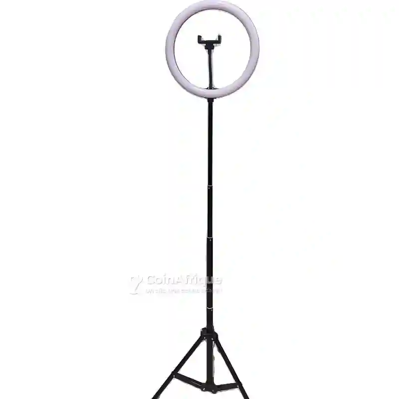 Ring Light Dimmable + Trepied - Vue 1