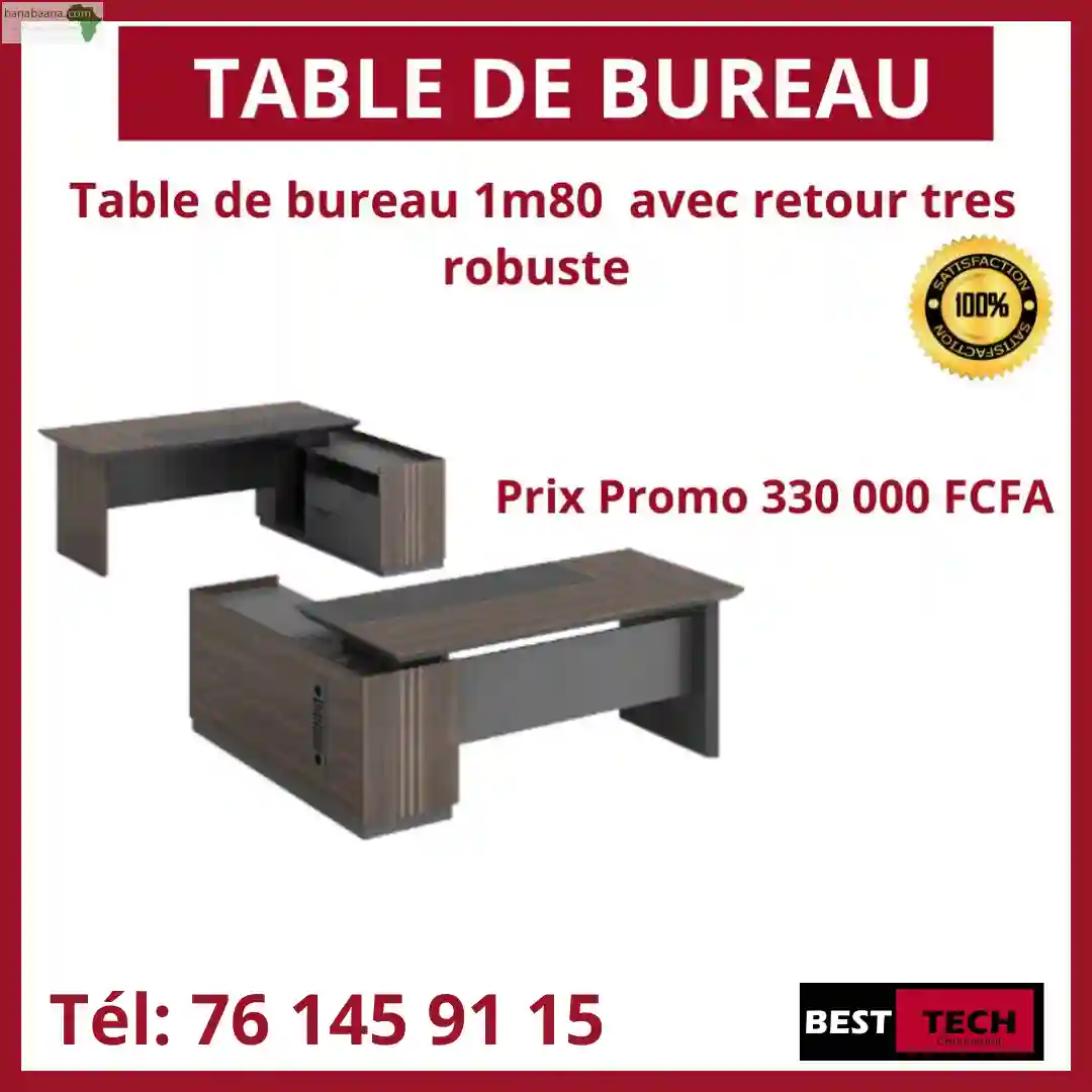 Fauteuils & Table DE Bureau DE Qualite D - Vue 3