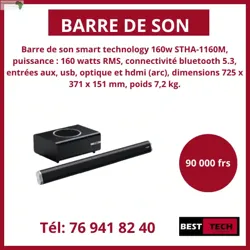 Barre DE SON Sony ET Smart Technology A Vendr