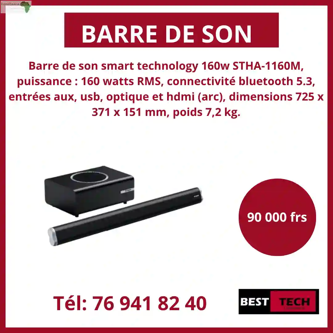 Barre DE SON Sony ET Smart Technology A Vendr