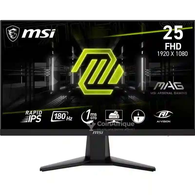 Ecran Moniteur Gamer MSI 180 Hertz - Vue 1
