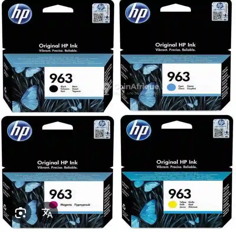 Cartouche HP jet D’encre 963 Noir et Couleurs
