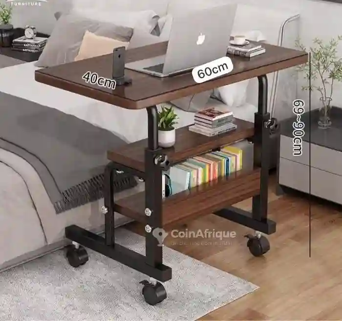 Table Ordinateur en Bois à Hauteur Ajustable GM - Vue 2