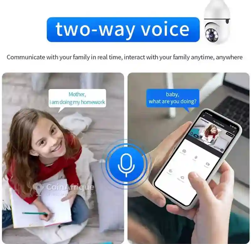 Caméra Ampoule Wifi - Vue 3