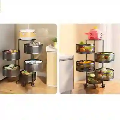 Chariot de Rangement Rotatif Circulaire à 5 Nivea à Dakar