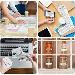 Mini Imprimante Thermique 58mm Sans fil Bluetooth Monochrome