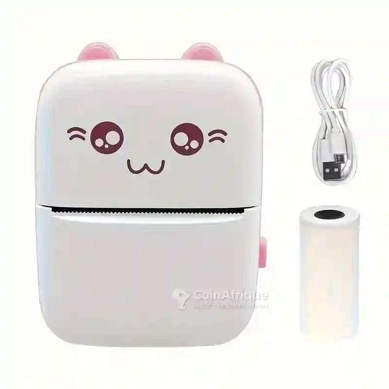 Mini Imprimante Thermique 58mm Sans fil Bluetooth Monochrome - Vue 2