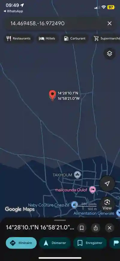 Terrain 300 Mètres Carrés à Vendre à Malicound à Mbour - Vue 1