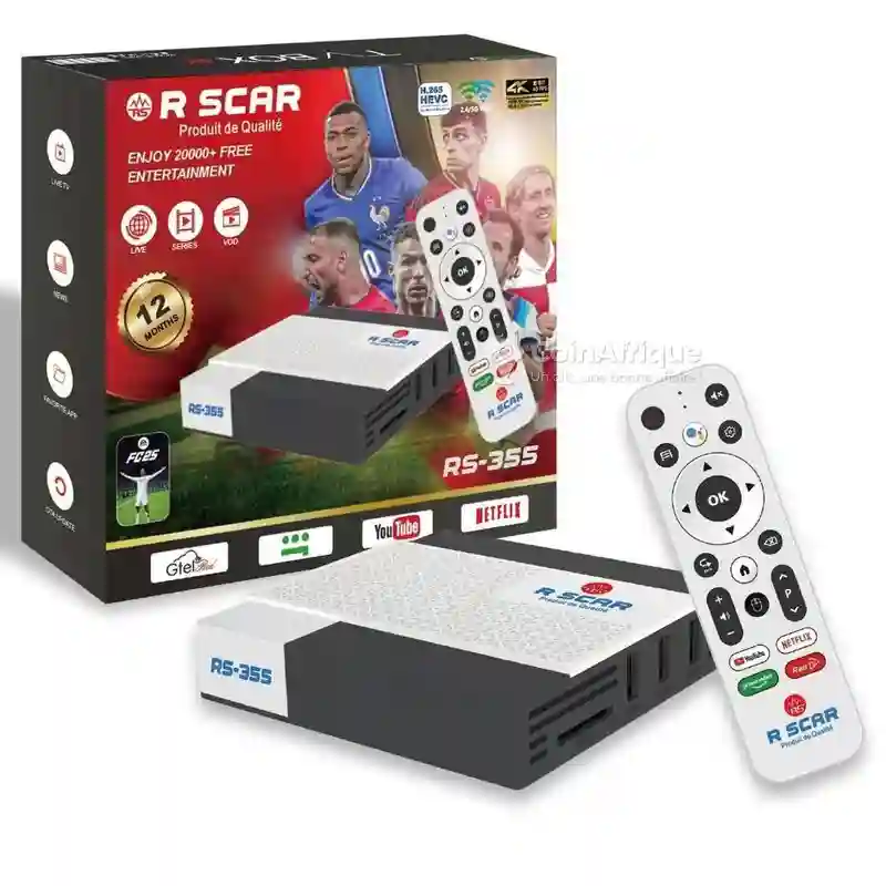 TV box Android + Iptv 12mois - Vue 1