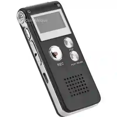 Dictaphone Enregistreur Vocal Numérique 8 go Noir